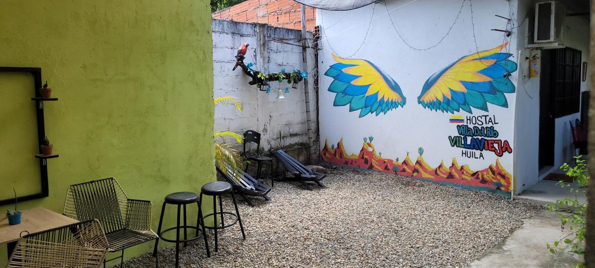 Hostal Villa Del Rio Las Brisas วิลญาเวียคา ภายนอก รูปภาพ